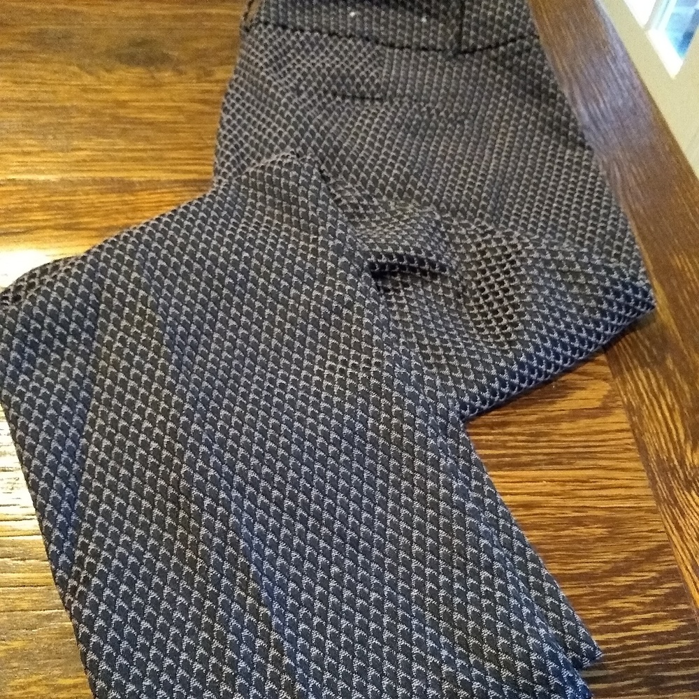 Ann Taylor Pants Size 10 Purple Herringbone